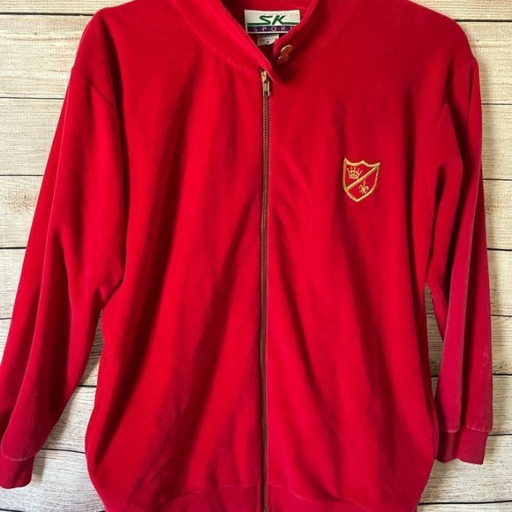Vintage SK Sport Velour Jacket      KA7-19
